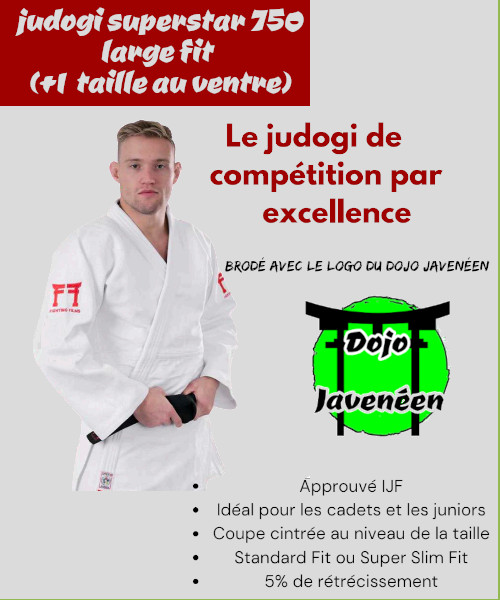 judogi "superstar 750 large fit" (à partir de 150€)6:37